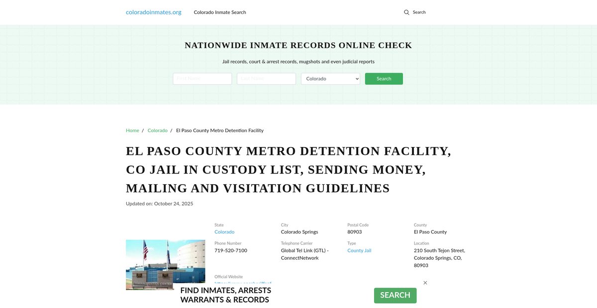 Preview of coloradoinmates.org