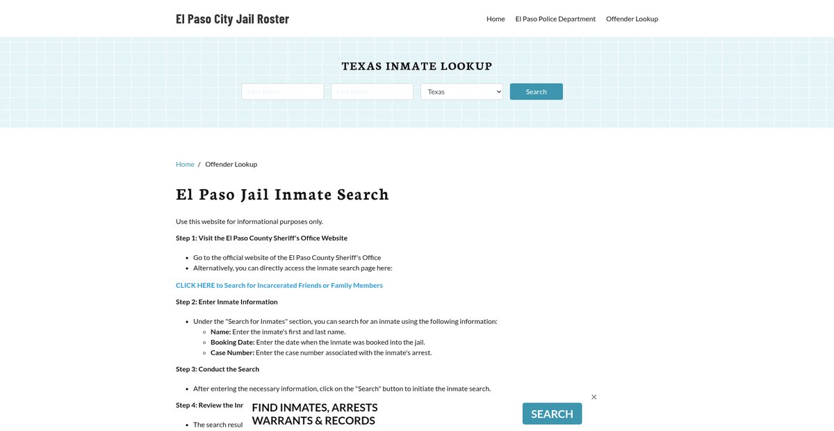 Preview of elpasocityjail.org