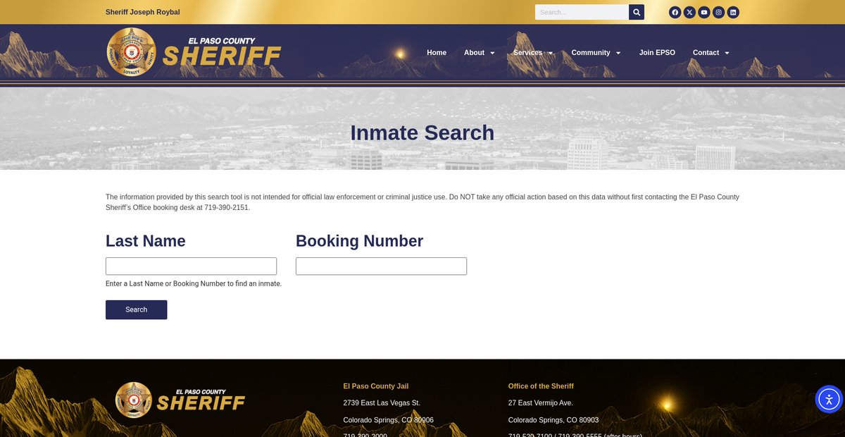 Preview of epcsheriffsoffice.com