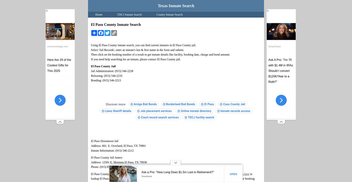 Preview of inmatesearchtexas.org