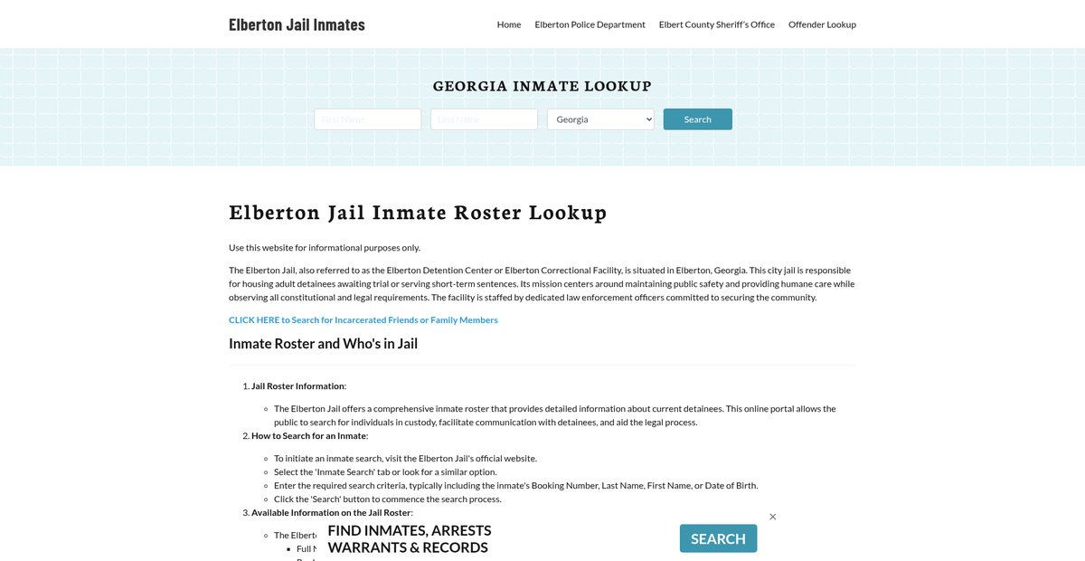 Preview of elbertonjail.org