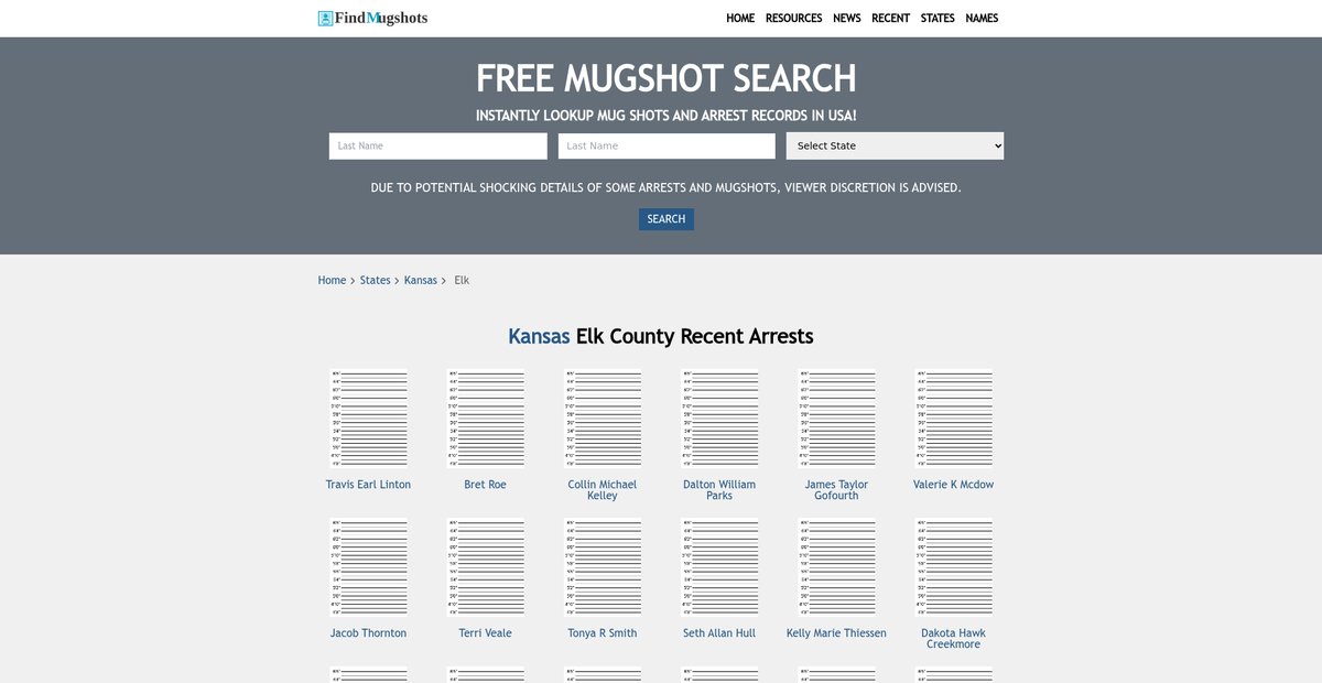 Preview of findmugshots.com