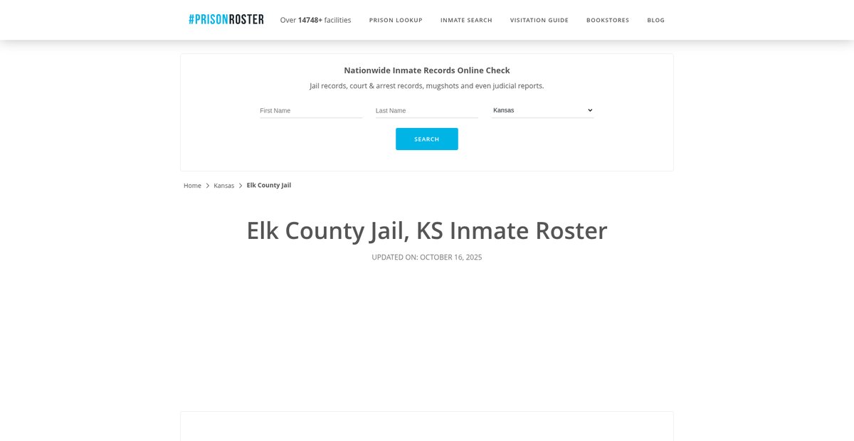 Preview of prisonroster.com
