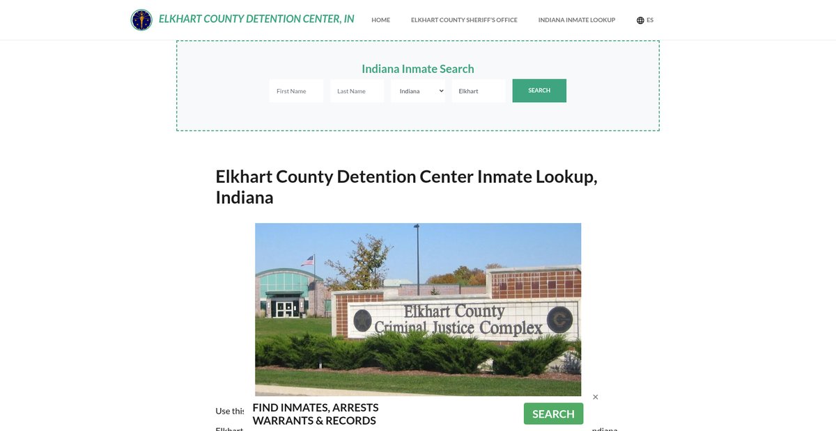 Preview of elkhartcountydetentionin.org