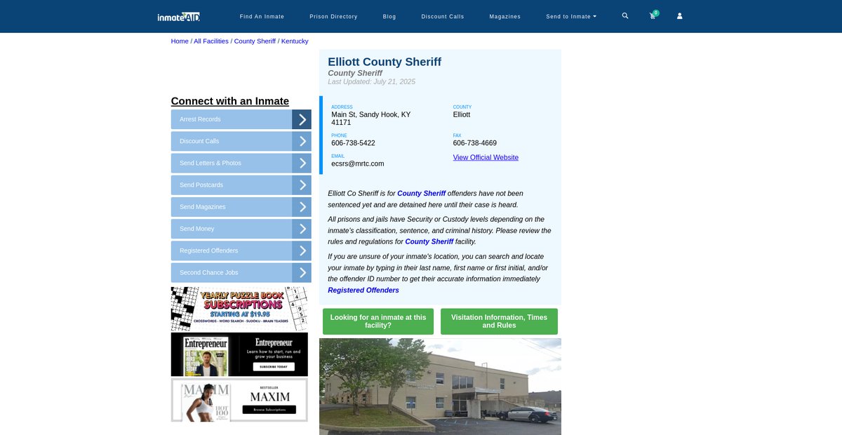 Preview of inmateaid.com