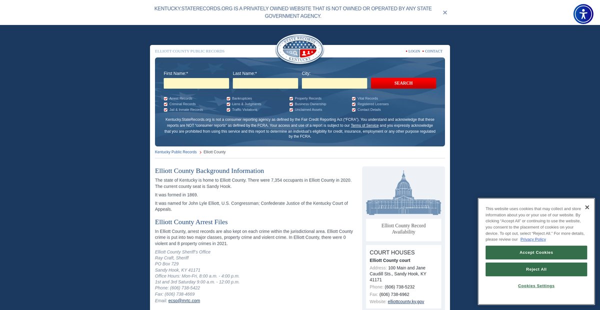 Preview of kentucky.staterecords.org