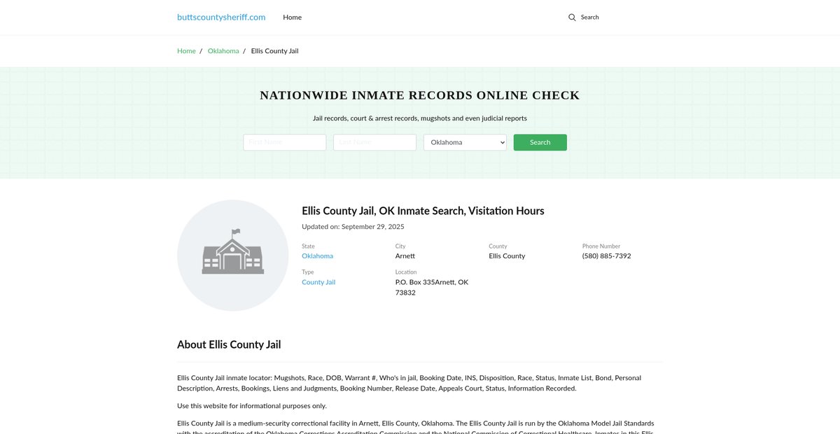 Preview of buttscountysheriff.com