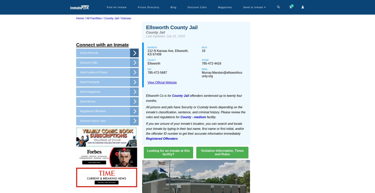 Preview of inmateaid.com