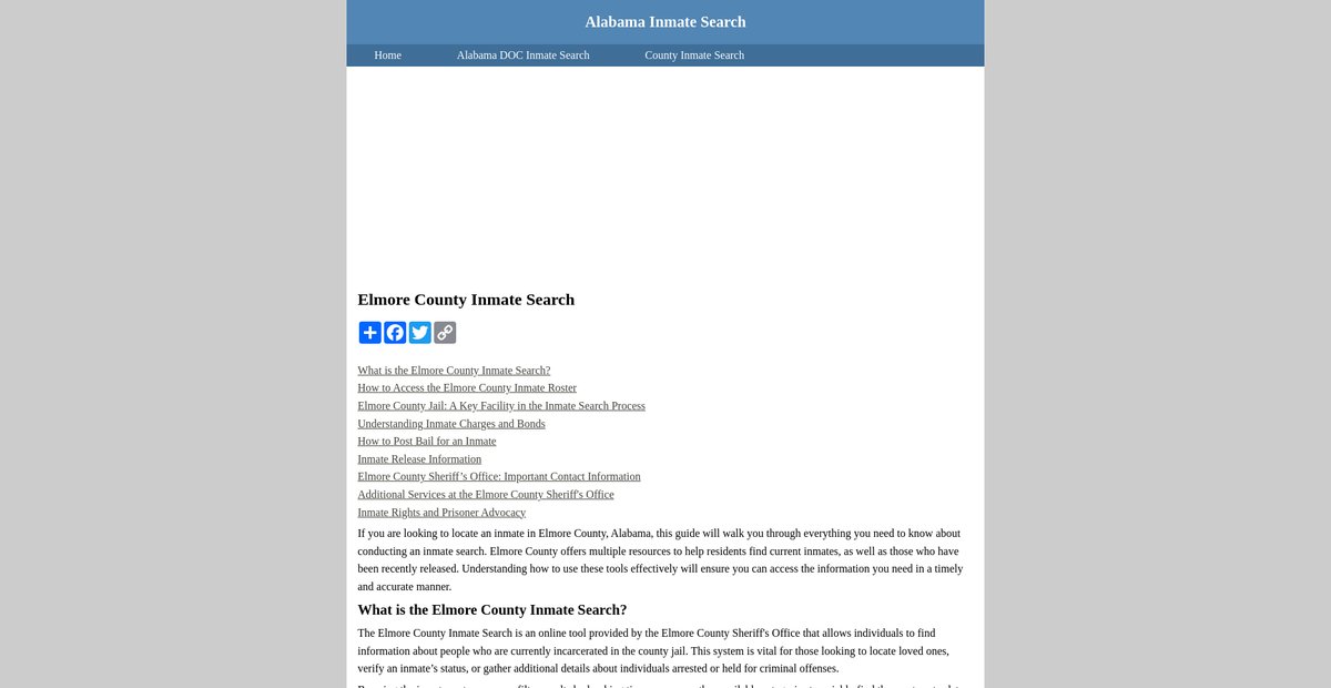 Preview of inmatesearchalabama.org