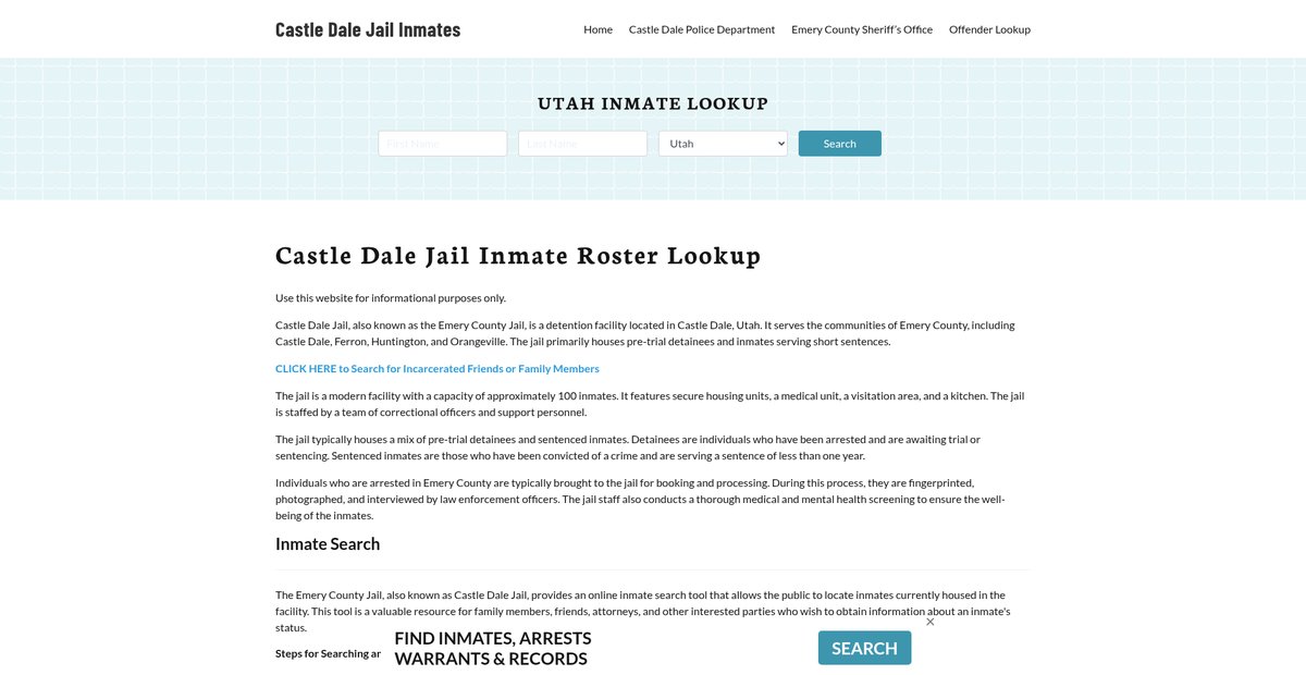Preview of castledalejail.org