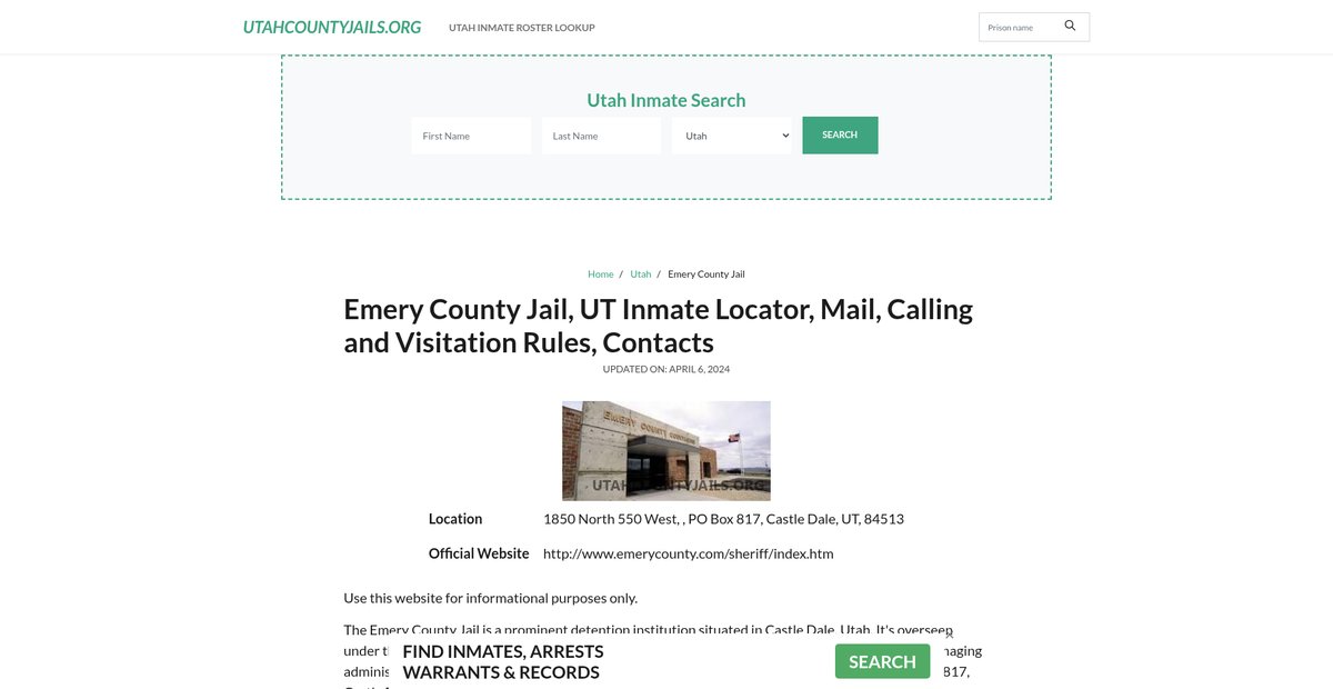 Preview of utahcountyjails.org