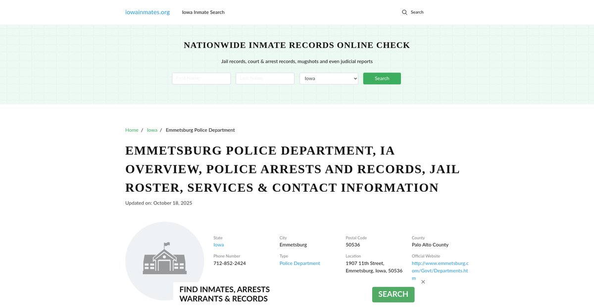 Preview of iowainmates.org