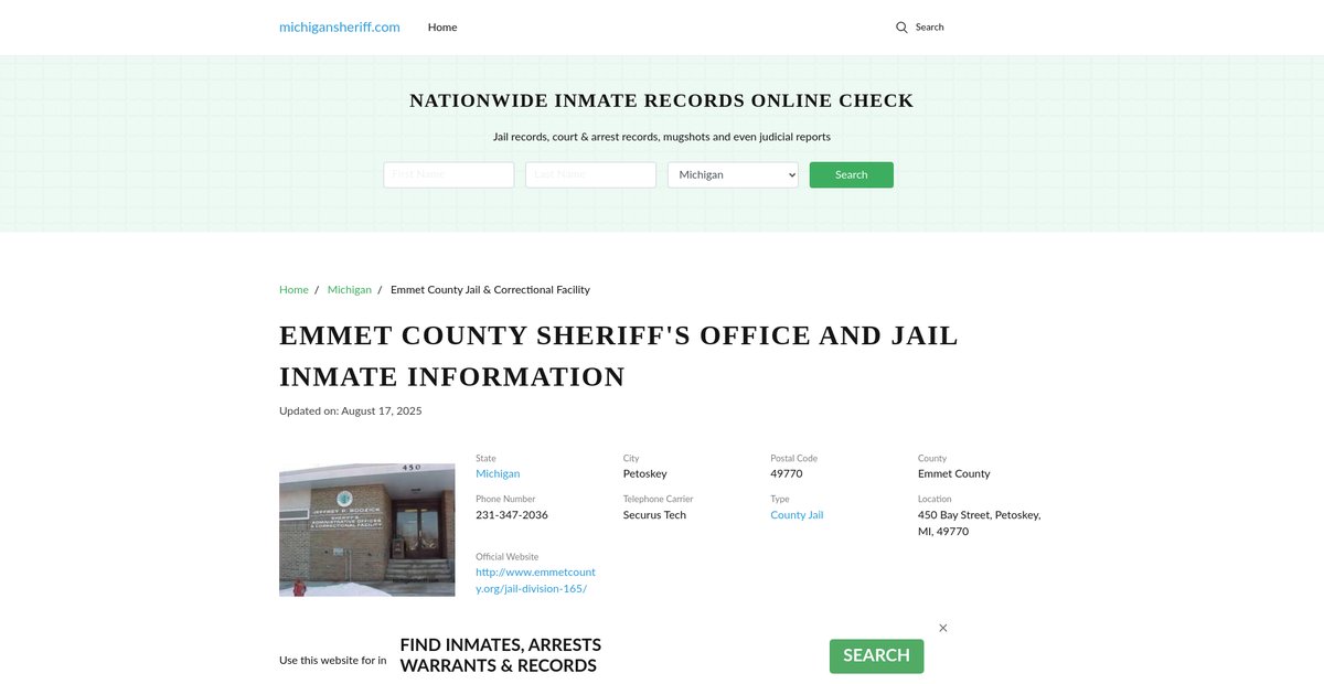 Preview of michigansheriff.com