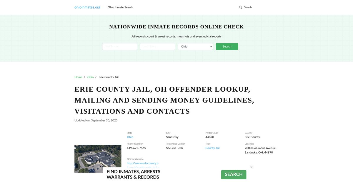 Preview of ohioinmates.org