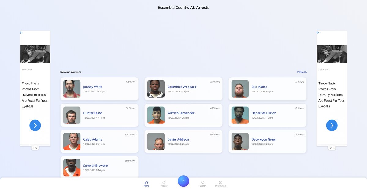 Preview of escambiacountyal.publicjailrecords.com