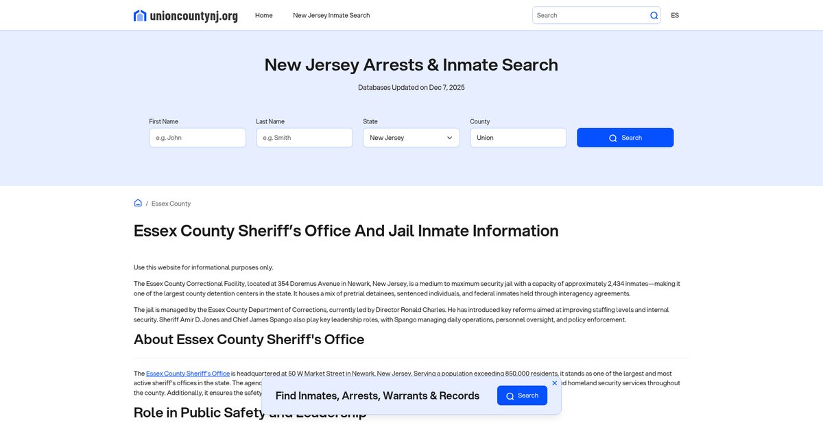 Preview of unioncountynj.org