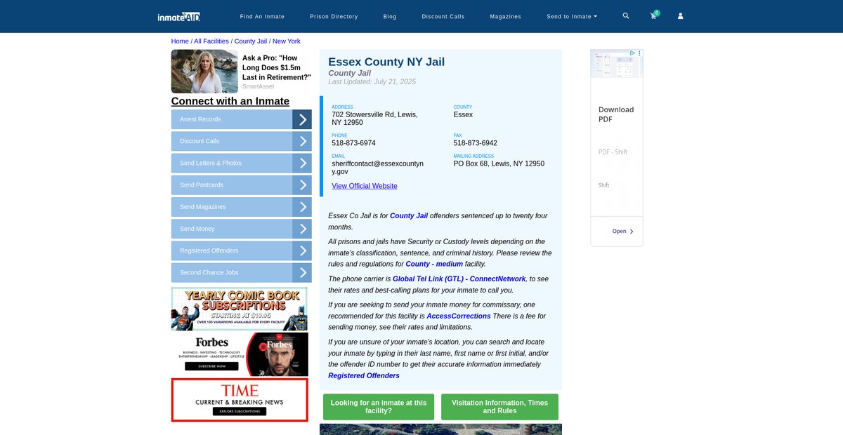 Preview of inmateaid.com