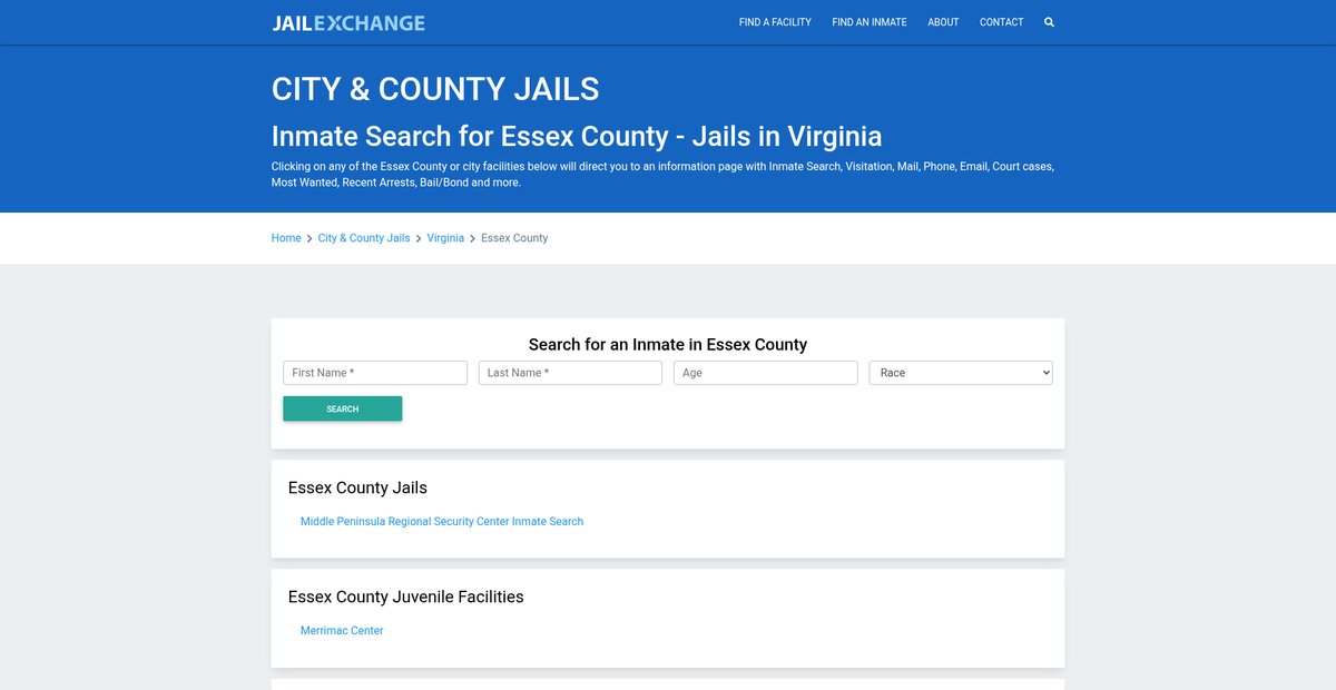 Preview of jailexchange.com