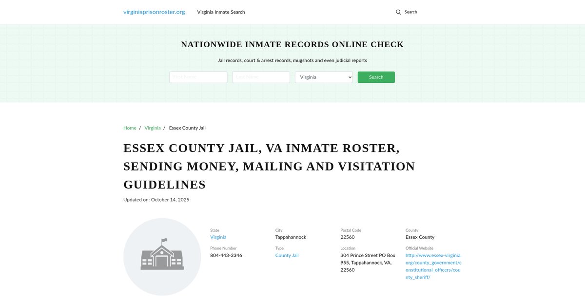 Preview of virginiaprisonroster.org