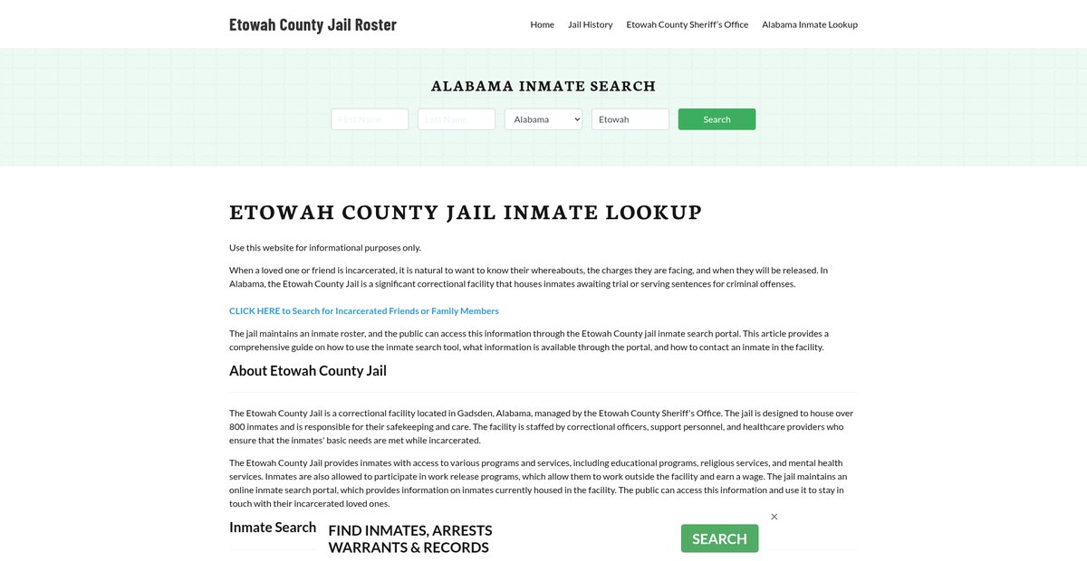 Preview of etowahcountyjail.org