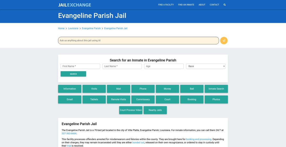 Preview of jailexchange.com