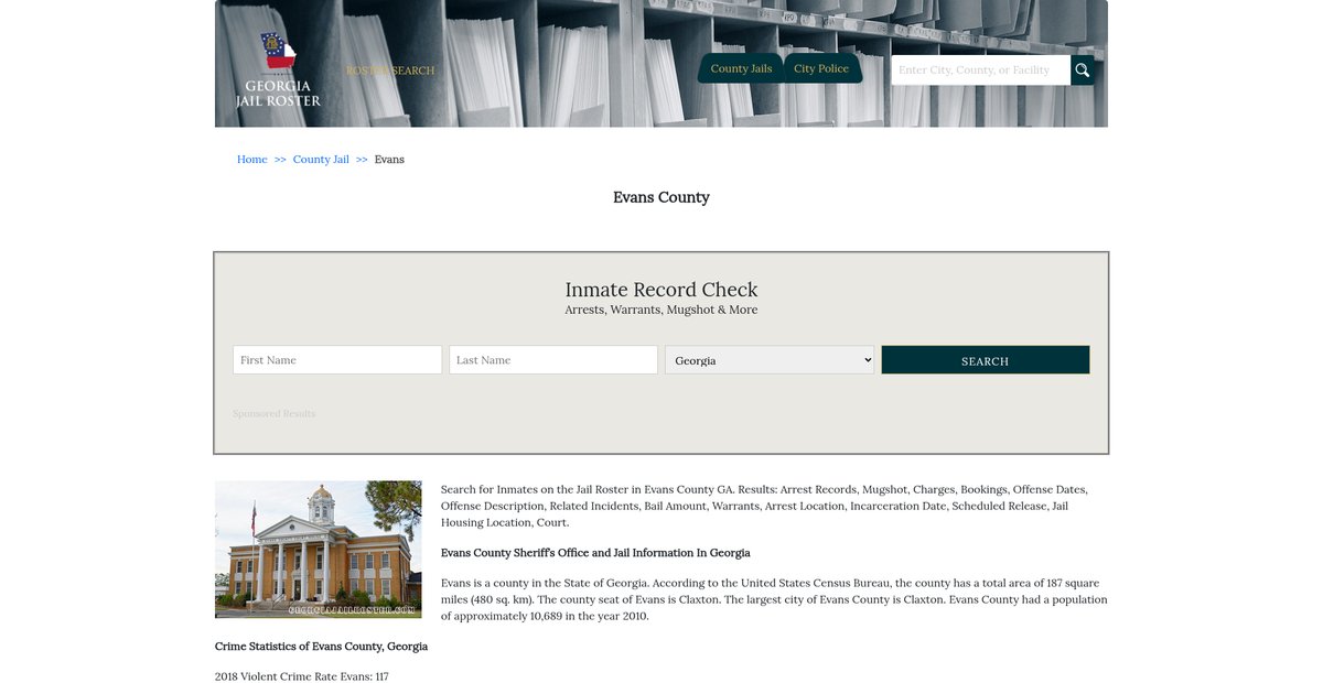 Preview of georgiajailroster.com