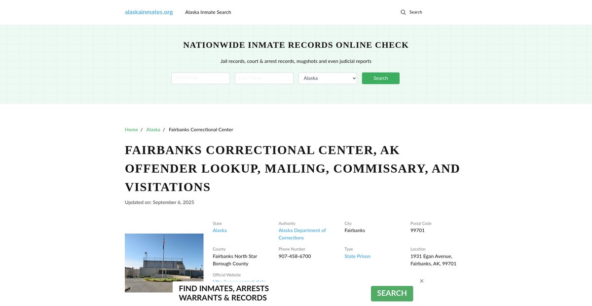 Preview of alaskainmates.org