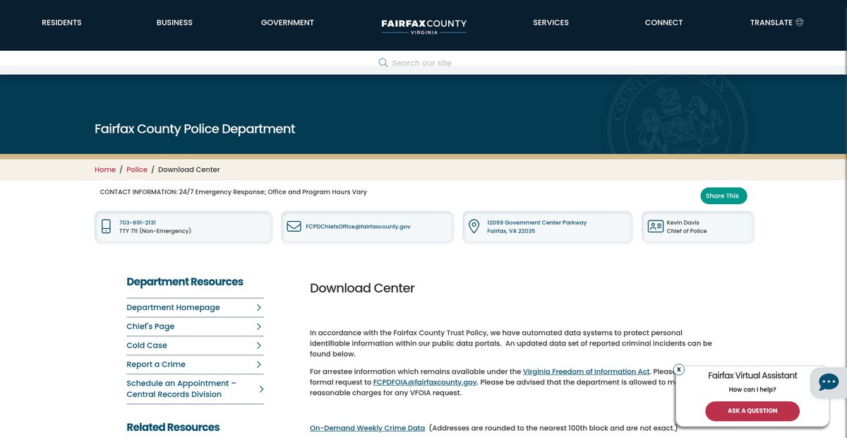 Preview of fairfaxcounty.gov