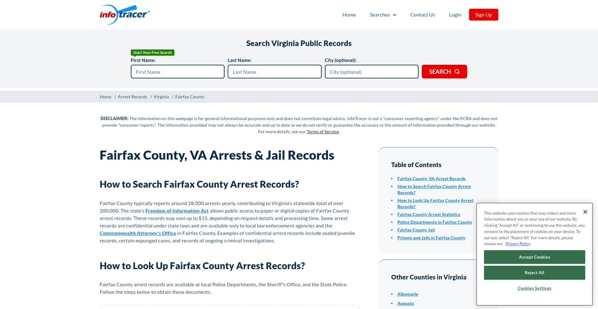 Preview of infotracer.com