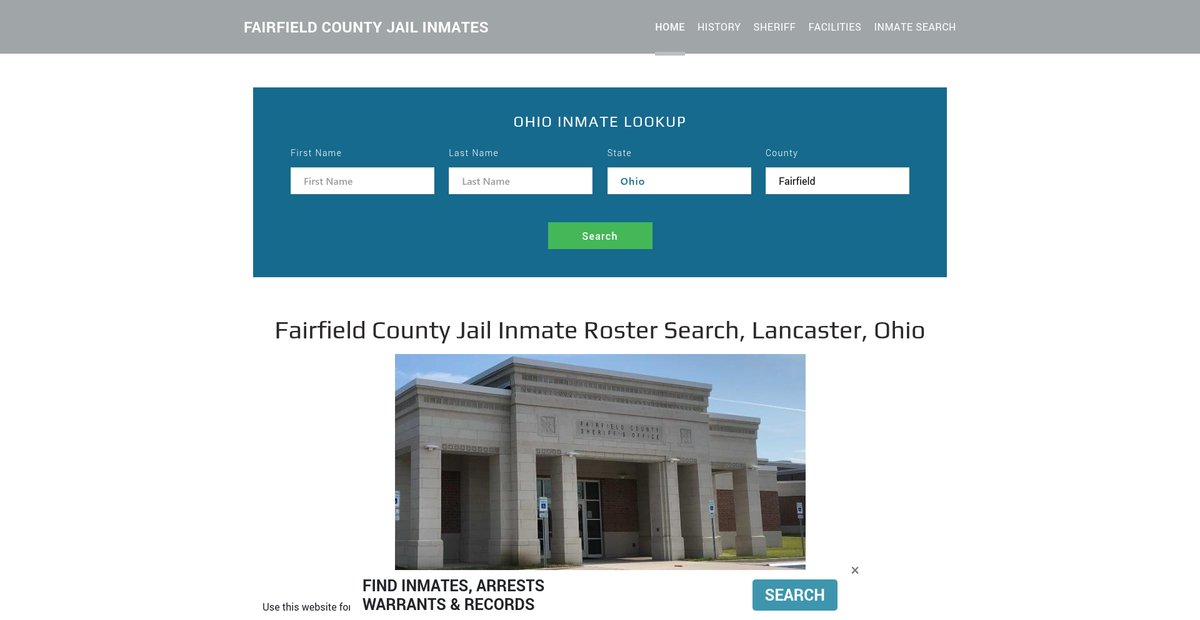 Preview of fairfieldjailroster.org