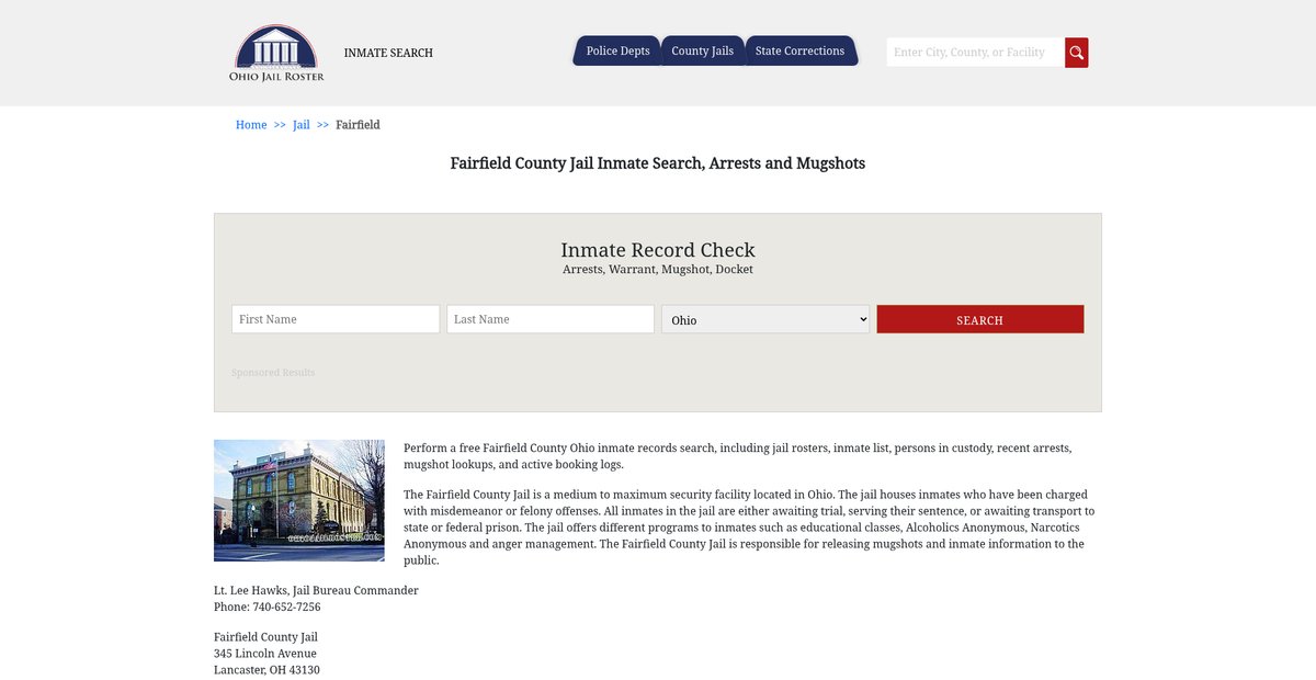 Preview of ohiojailroster.com