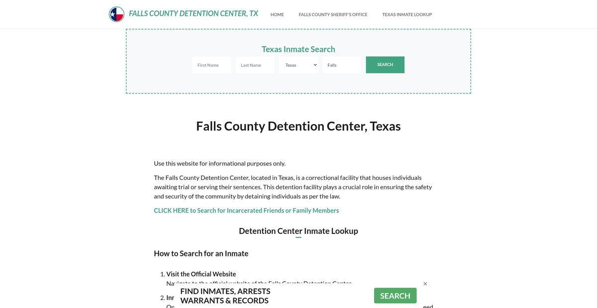 Preview of fallscountydetentiontx.org
