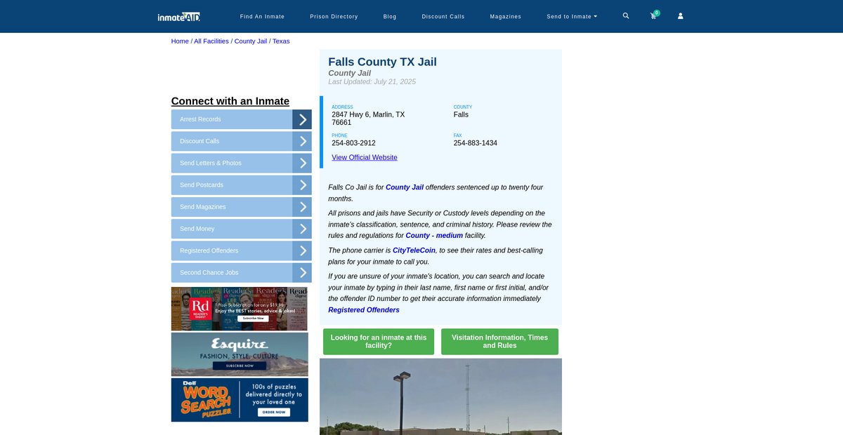 Preview of inmateaid.com