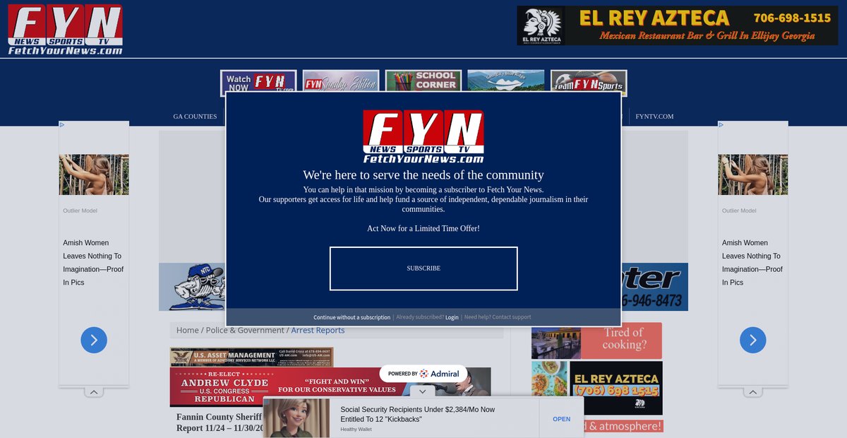 Preview of fannin.fetchyournews.com