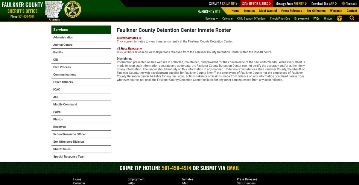 Preview of fcso.ar.gov