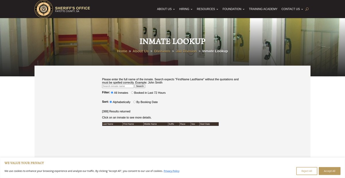 Preview of fayettesheriff.org