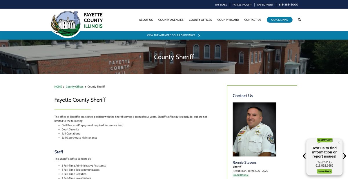 Preview of fayettecountyillinois.gov