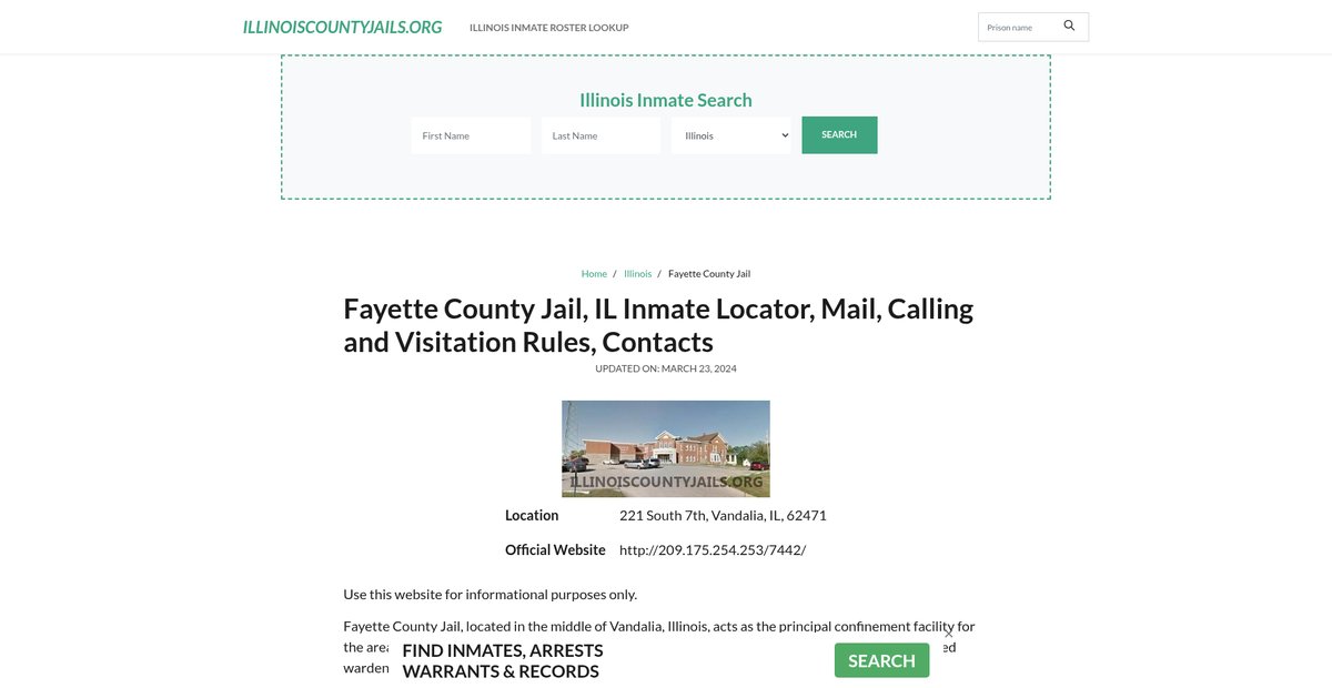 Preview of illinoiscountyjails.org