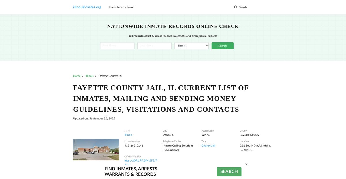Preview of illinoisinmates.org