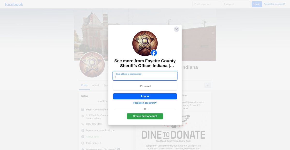 Preview of facebook.com