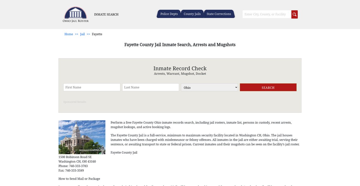 Preview of ohiojailroster.com