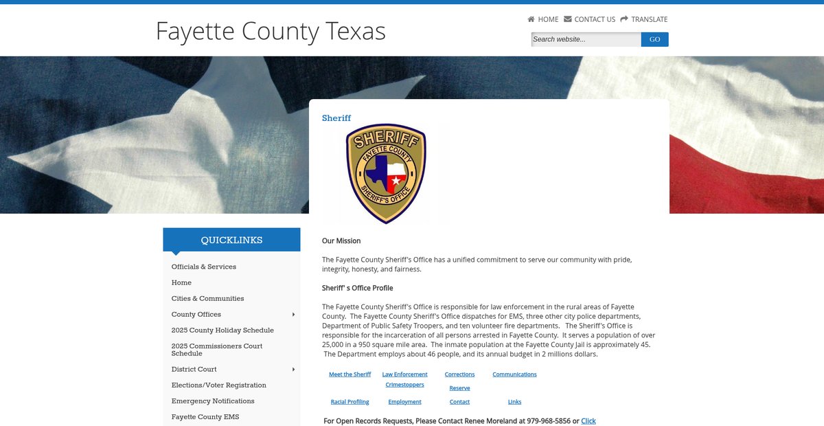 Preview of co.fayette.tx.us