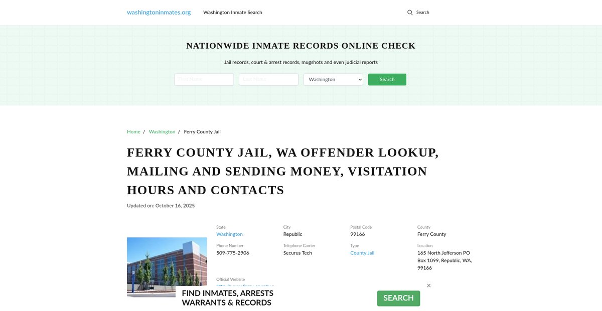 Preview of washingtoninmates.org