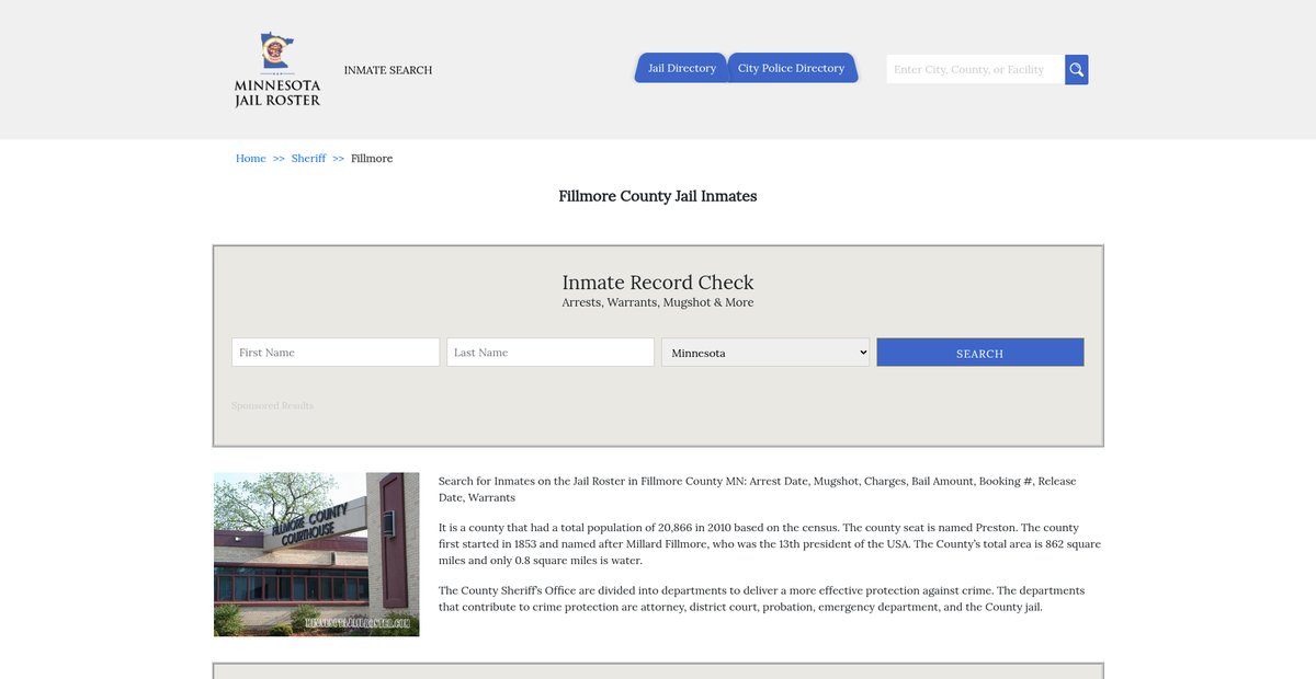 Preview of minnesotajailroster.com