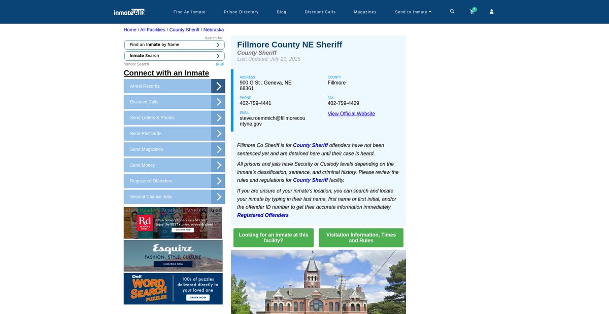 Preview of inmateaid.com