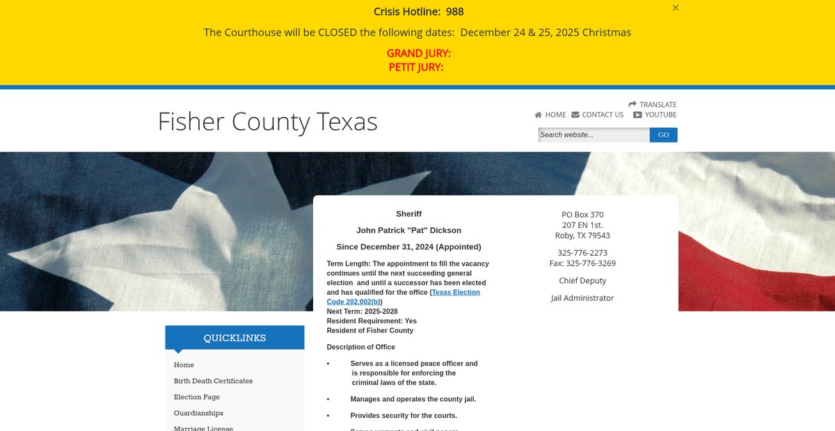 Preview of fishercounty.org