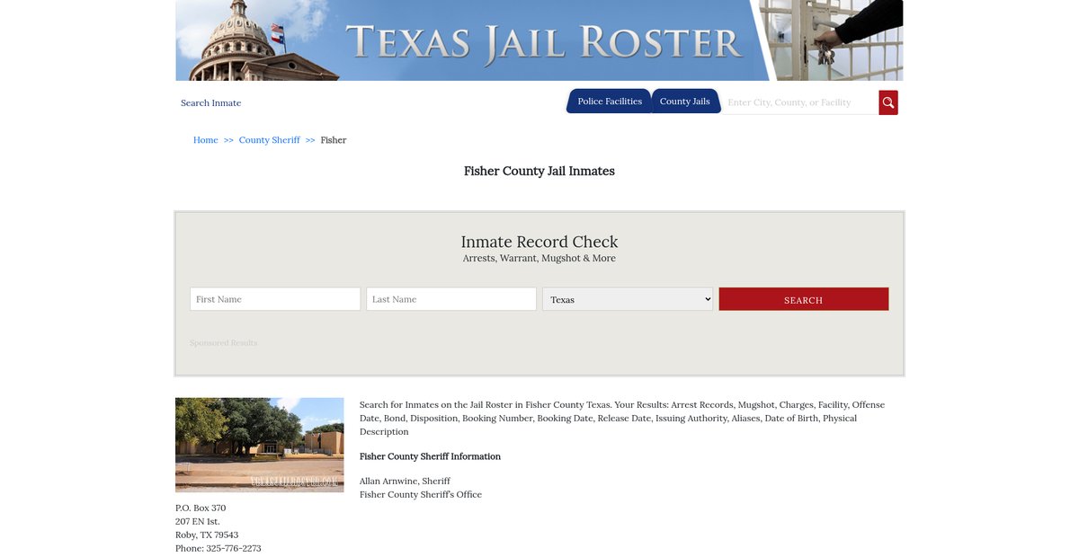 Preview of texasjailroster.com