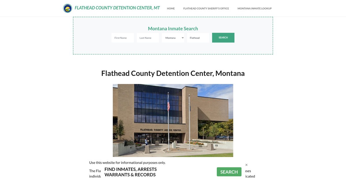 Preview of flatheadcountydetentionmt.org