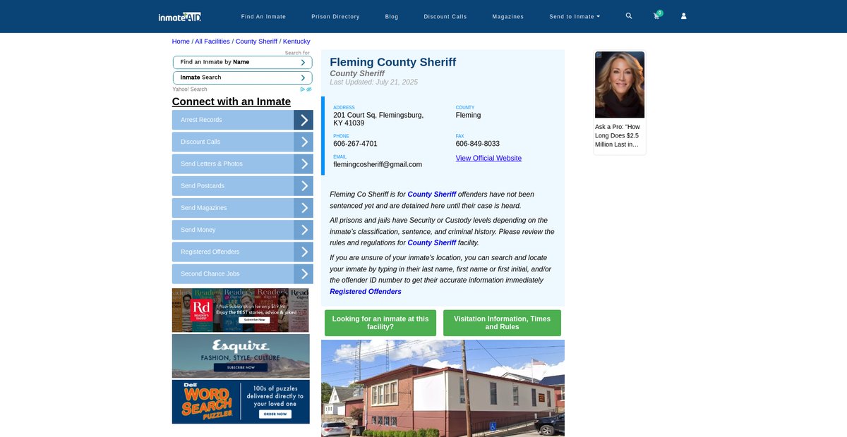 Preview of inmateaid.com