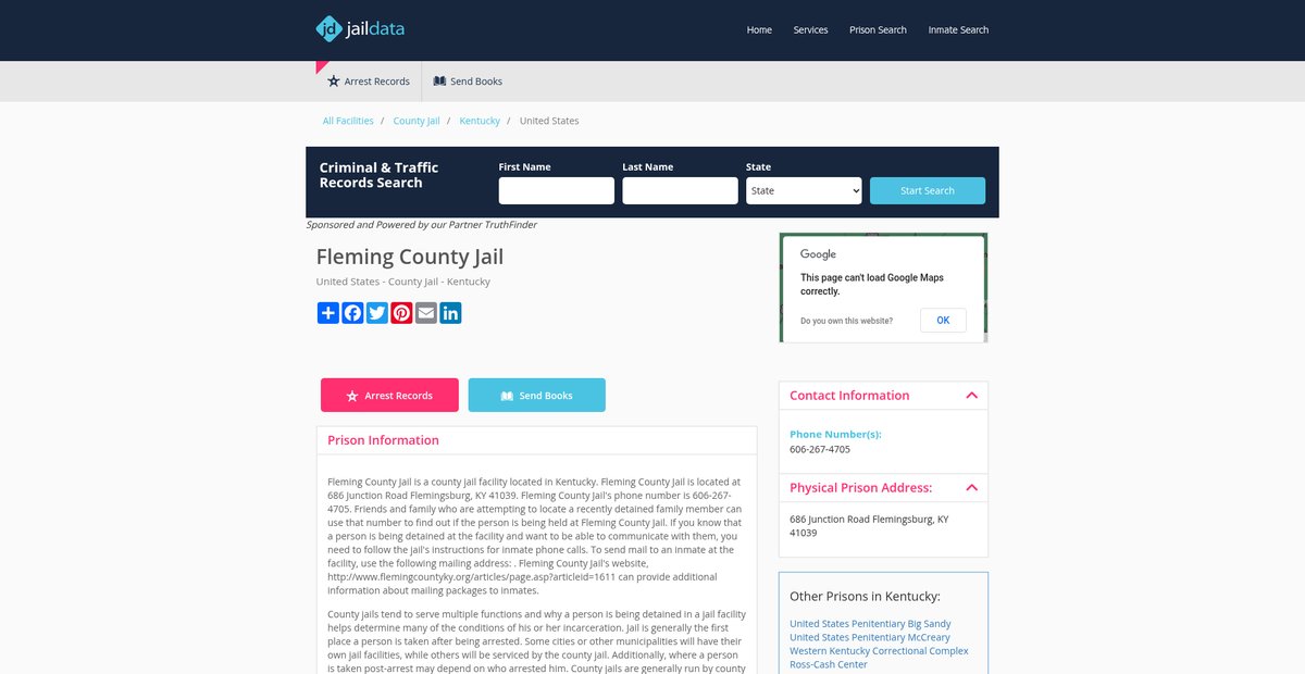 Preview of jaildata.com